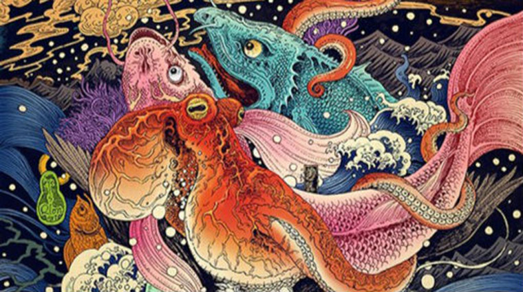 浮世绘神话大鱼海洋神话