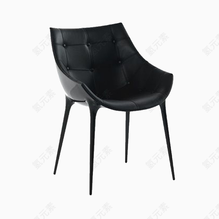 黑色创意单椅
