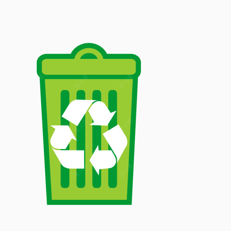 可回收垃圾桶环保素材下载