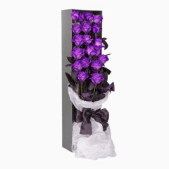 紫色玫瑰礼盒