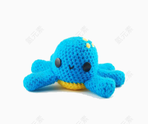 蓝色毛毡章鱼