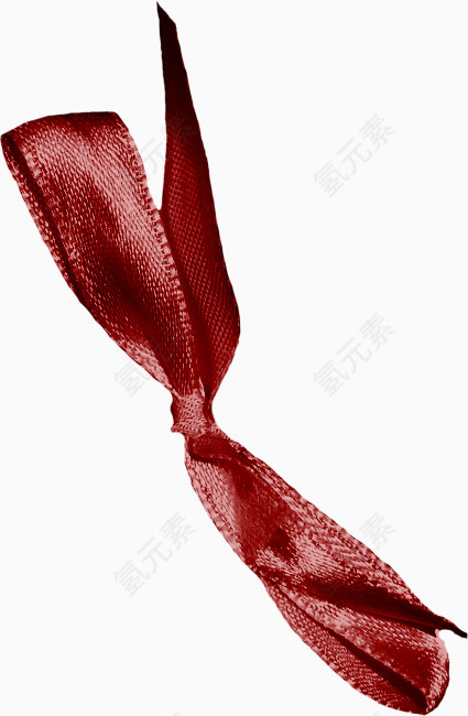 红色丝带蝴蝶结