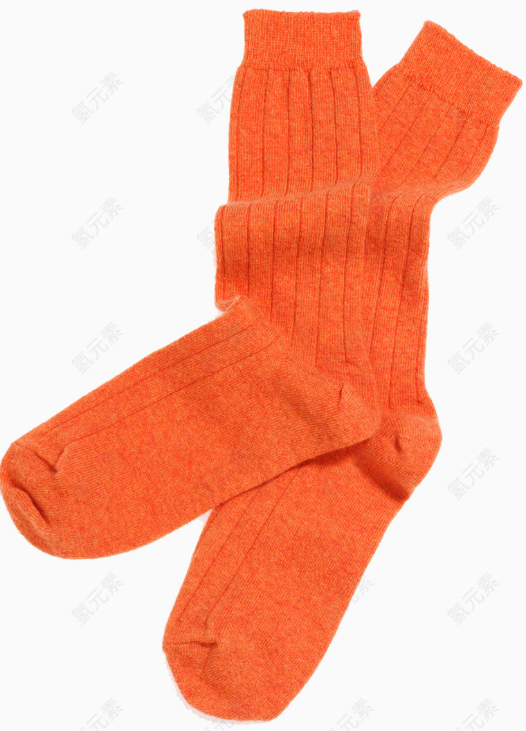 橙色袜子