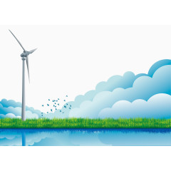 荷兰风车风力发电