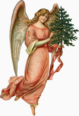 天使与树叶