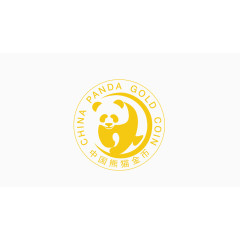 中国金币熊猫logo图案图片图片下载