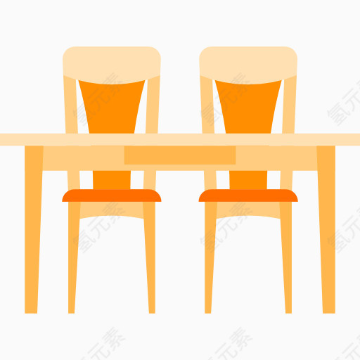 双人饭桌