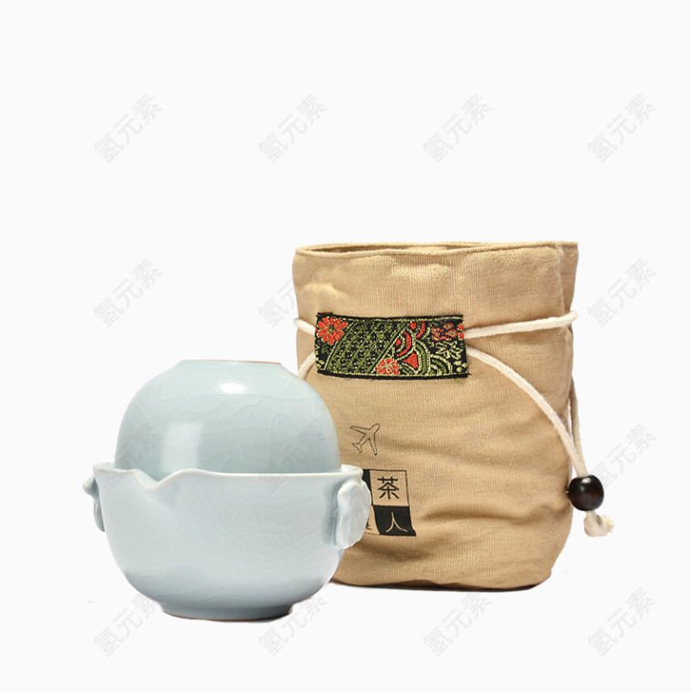 陶瓷便携旅行布袋