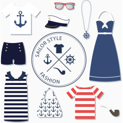 10款夏季海军风格服饰与配饰图