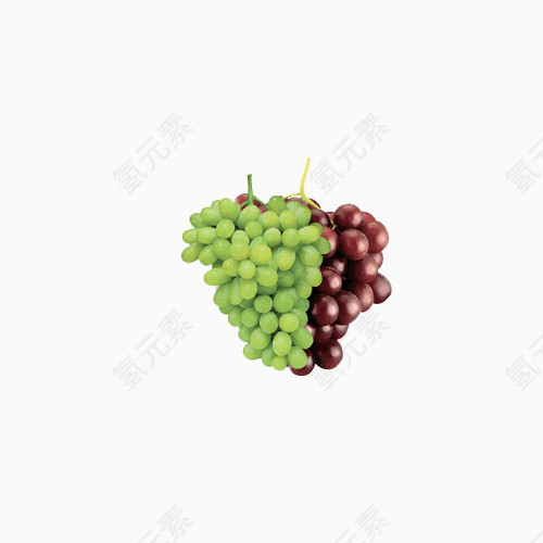 绿色紫色葡萄