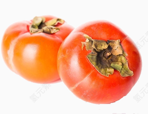 新鲜柿子