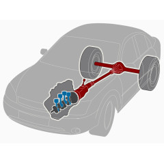 汽车传动系统结构图