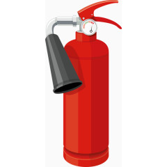 红色消防瓶