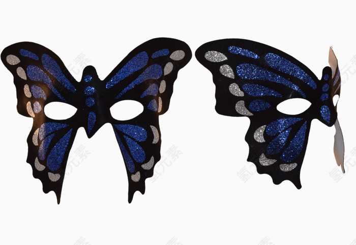 蓝色蝴蝶面具