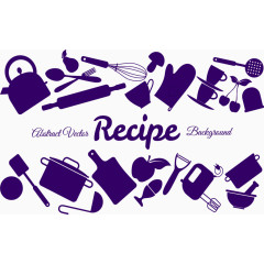 紫色烹饪课程封面