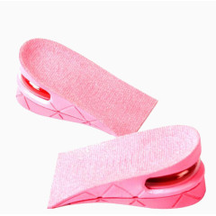 粉色内增高鞋垫半垫