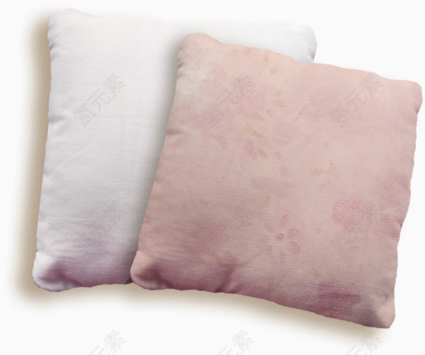 粉色白色浪漫装饰温暖靠垫