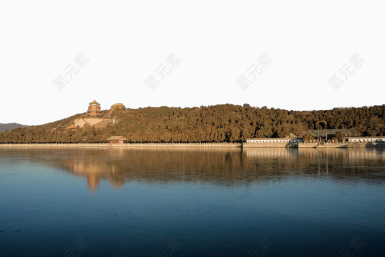 北京颐和园冬日风景