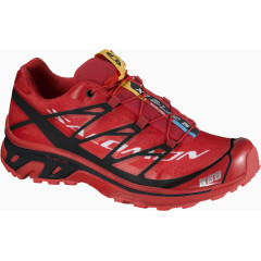 红色登山运动鞋