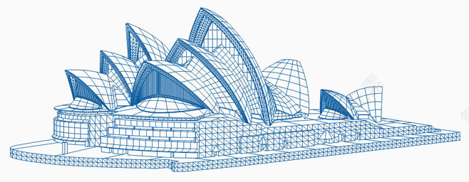手绘悉尼歌剧院