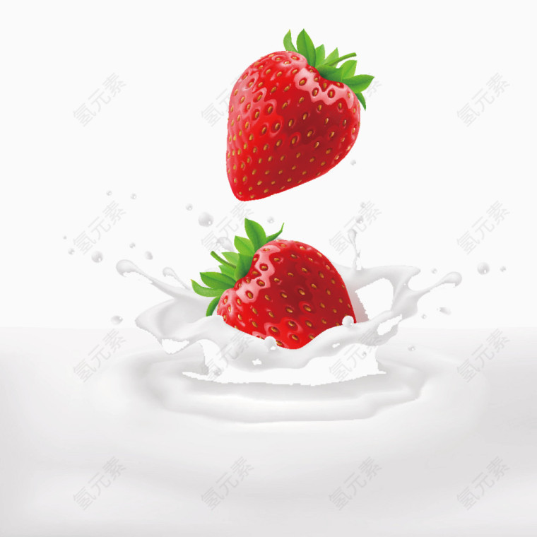 草莓卡通水果