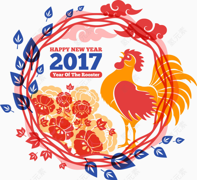 2017鸡年图案