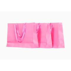 粉色购物袋