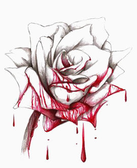染血的玫瑰带血的玫瑰