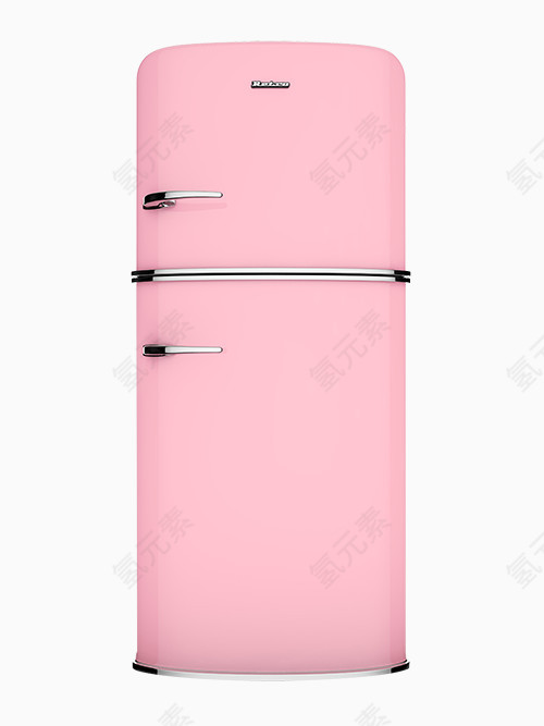 粉色电冰箱