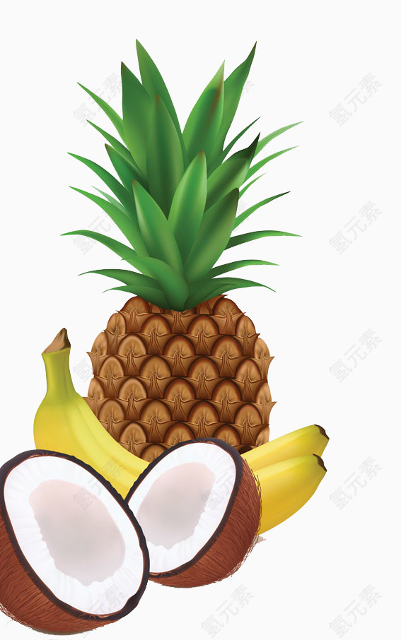 菠萝香蕉