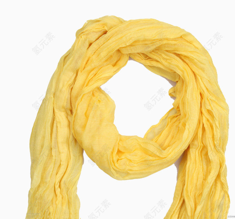 芒果黄围巾