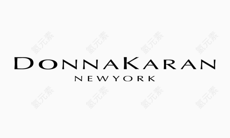 donnakaran标志矢量图