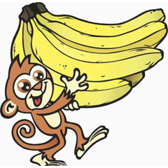 偷香蕉的猴子