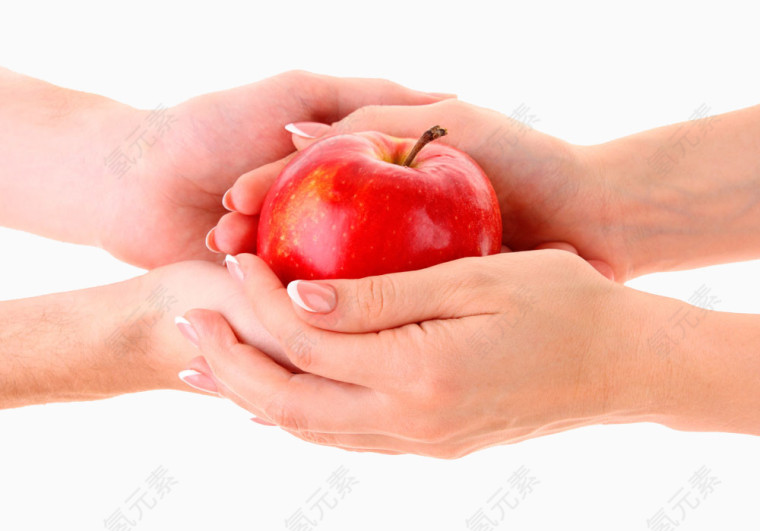 手握苹果