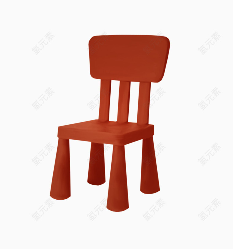 橙色漂亮椅子