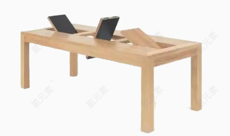 实木桌子翻转桌子面