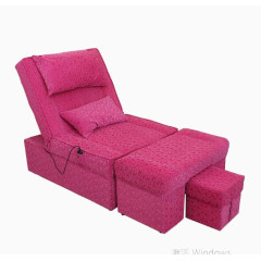 粉色足浴沙发