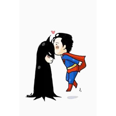 超人和蝙蝠侠的爱情