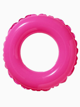 粉色游泳圈