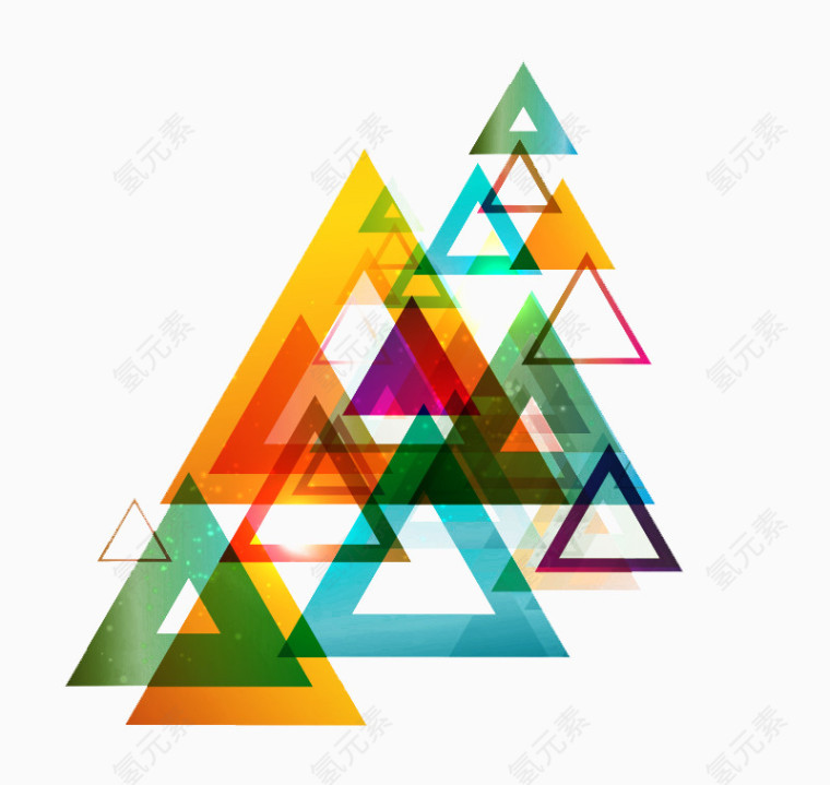 彩色三角环
