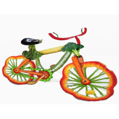 蔬菜和自行车