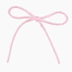 粉红细绳