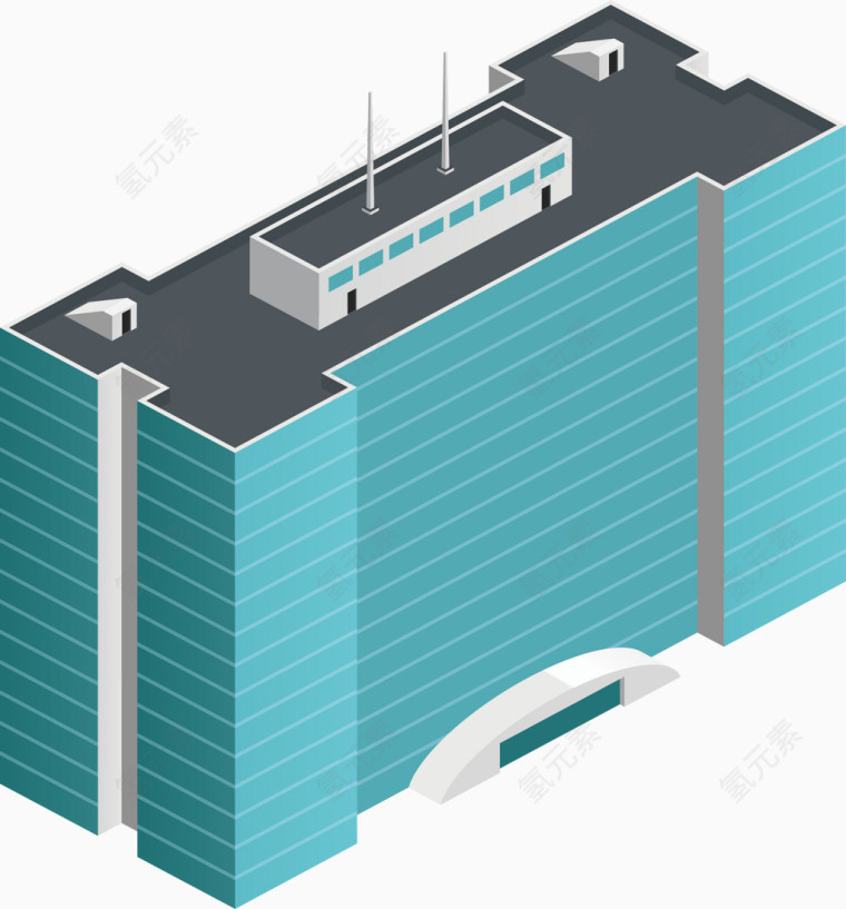 矢量楼房建筑素材