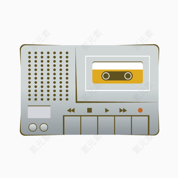 卡通磁带录音机