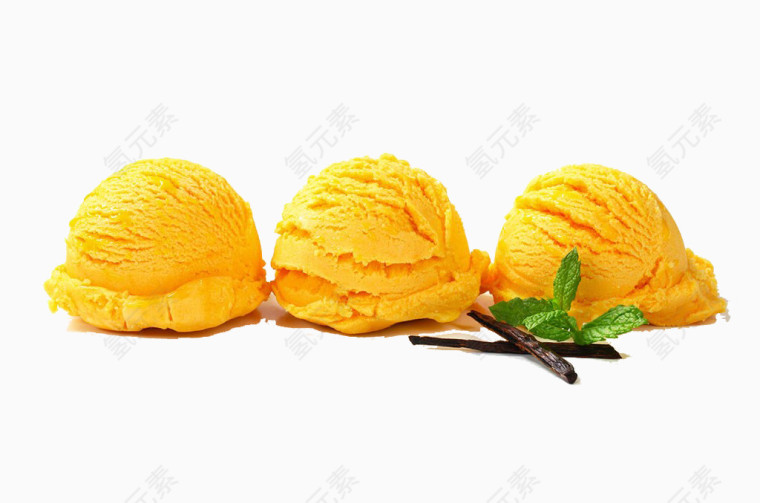三个冰淇淋球