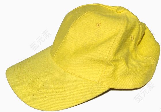 一个黄色的帽子
