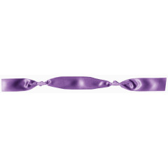 紫色打结布条