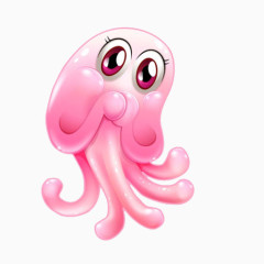 粉红色章鱼