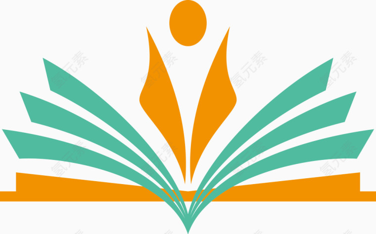 书本logo素材设计