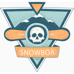 雪山探险俱乐部标志